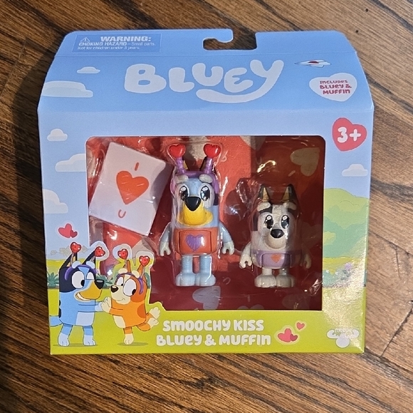 Bluey Other - Lucy Blue and Purple Action Figure Set